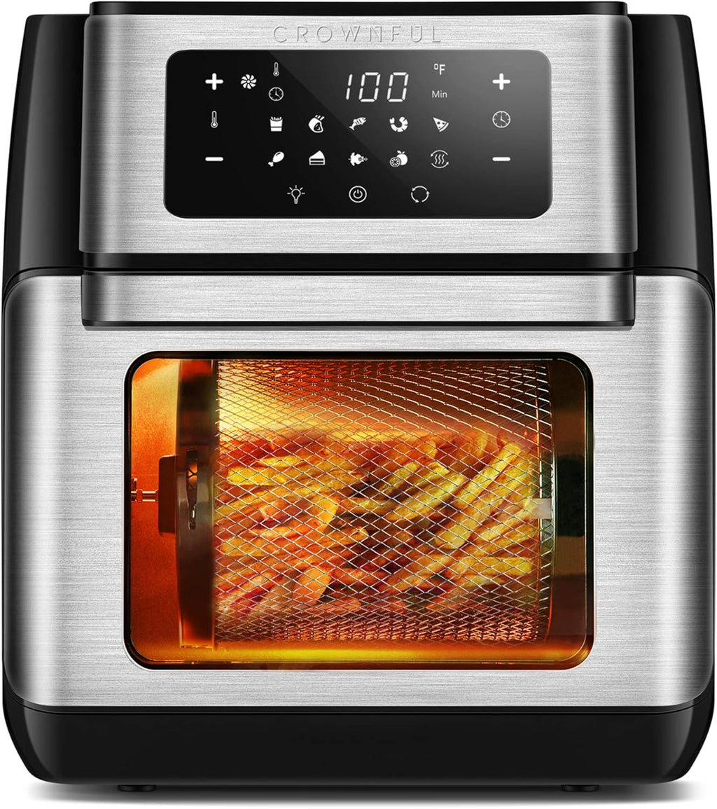 10.6 Quart 10-in-1 Air Fryer Toaster Oven with Rotisserie and Dehydrator Z111760