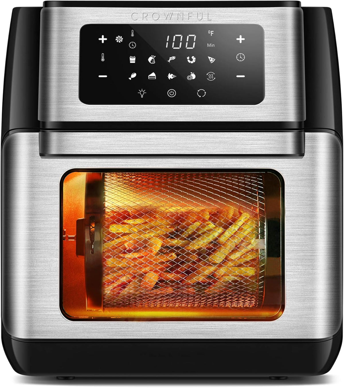 10.6 Quart 10-in-1 Air Fryer Toaster Oven with Rotisserie and Dehydrator Z111760