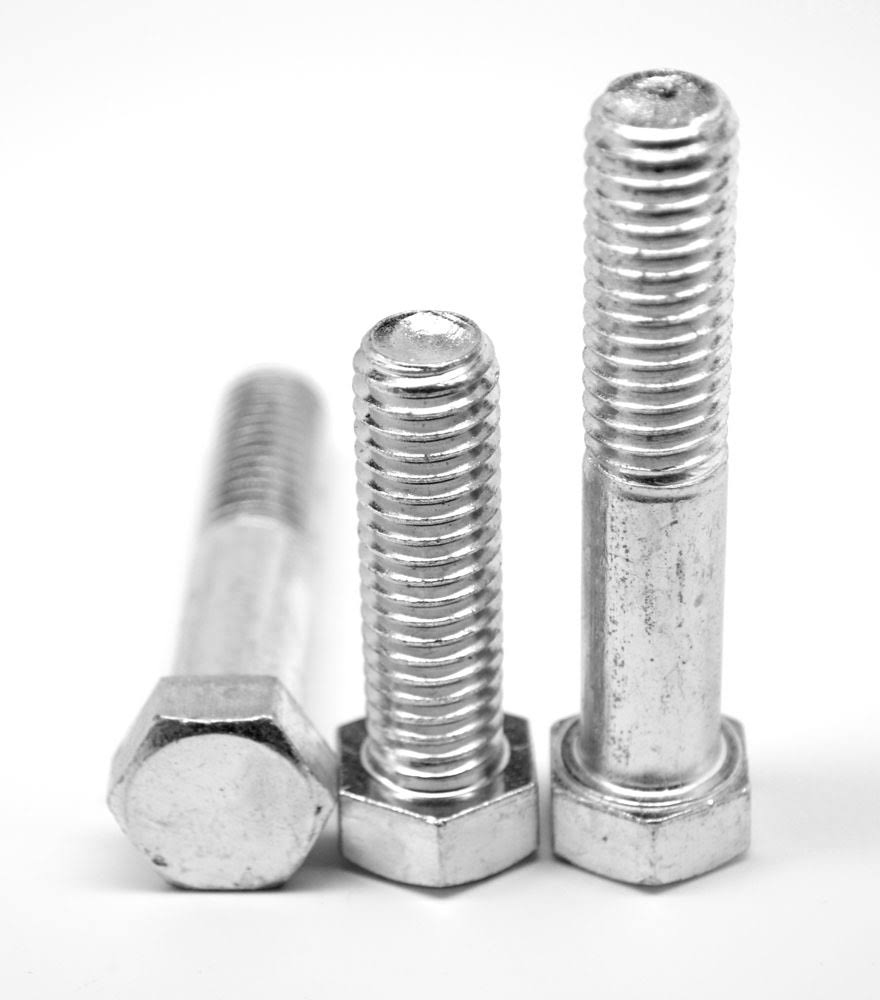 Hex Bolt Low Carbon Steel Zinc Plated Y89616