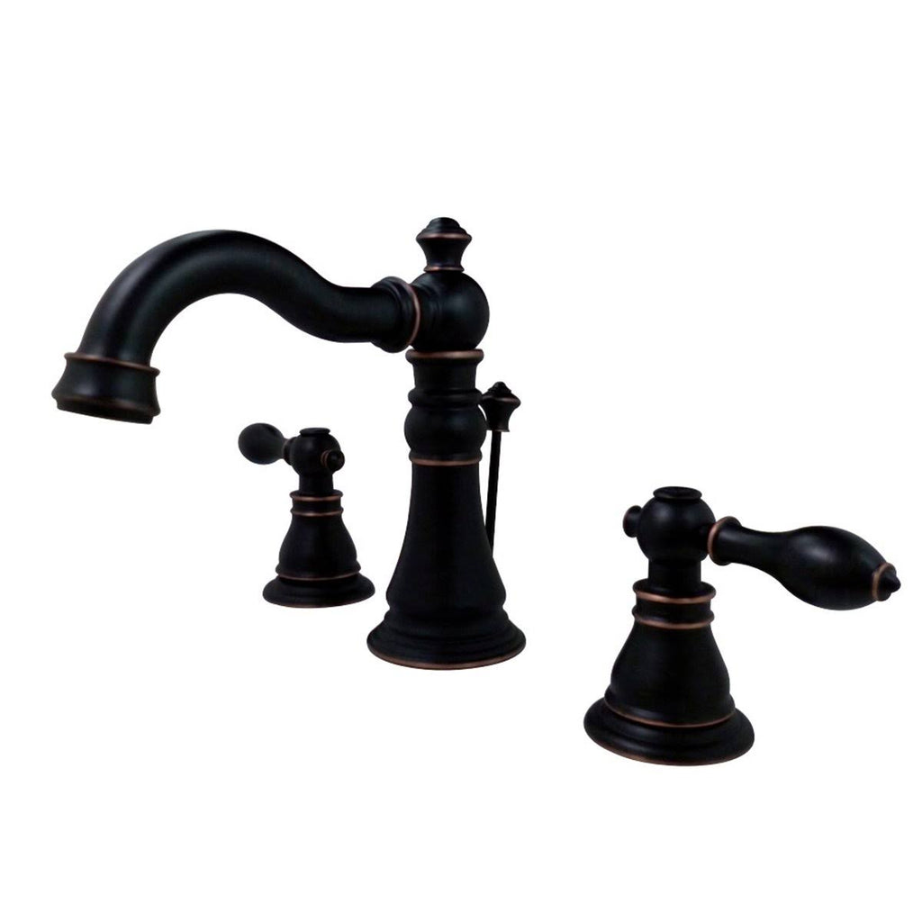 Matte Black Widespread Bathroom Faucet Z8534
