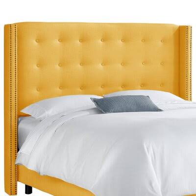 California King Upholstered Wingback Headboard A77677