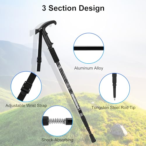 2 Pack Lightweight Aluminum Trekking Poles O27599