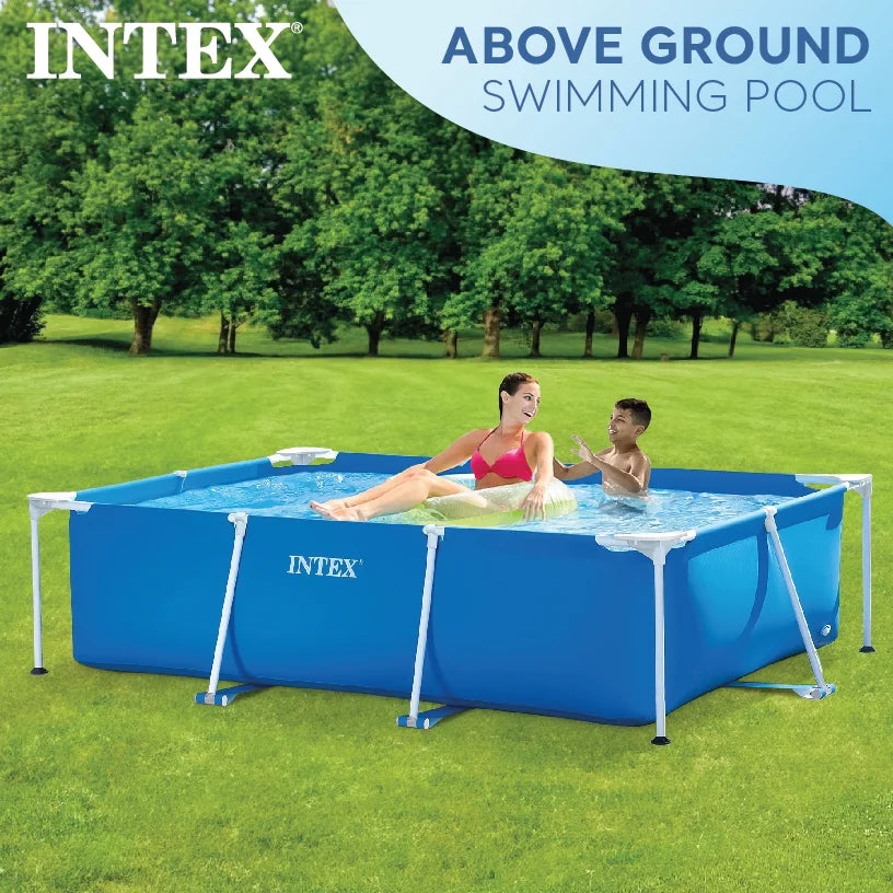 14.75' x 33 Rectangular Frame Above Ground Swimming Pool W7999