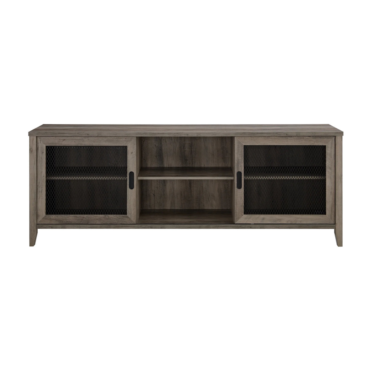 Grey Wash Sliding Door TV Stand Y503
