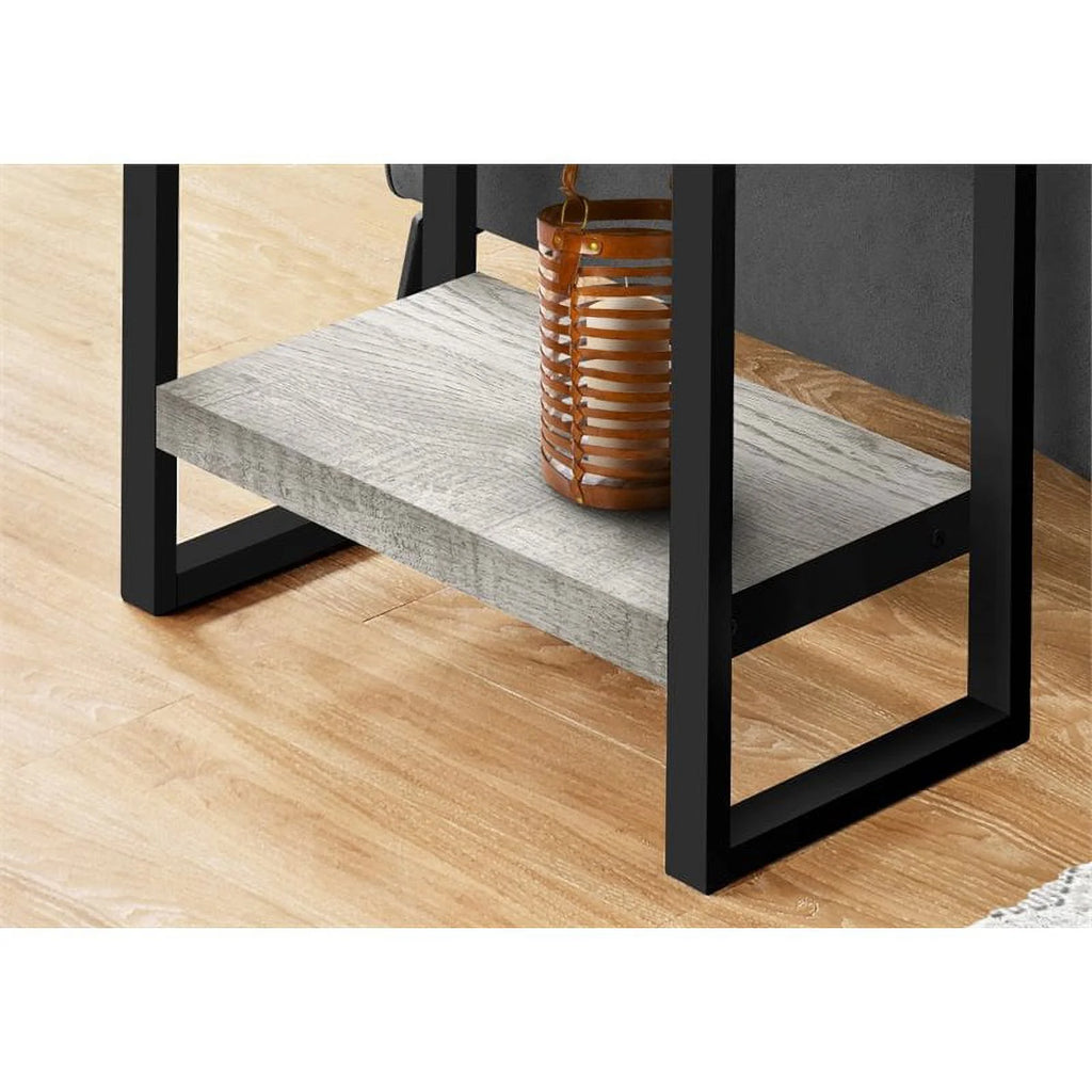 2 Tier Wood Top Side Table Set of 2 Y86684