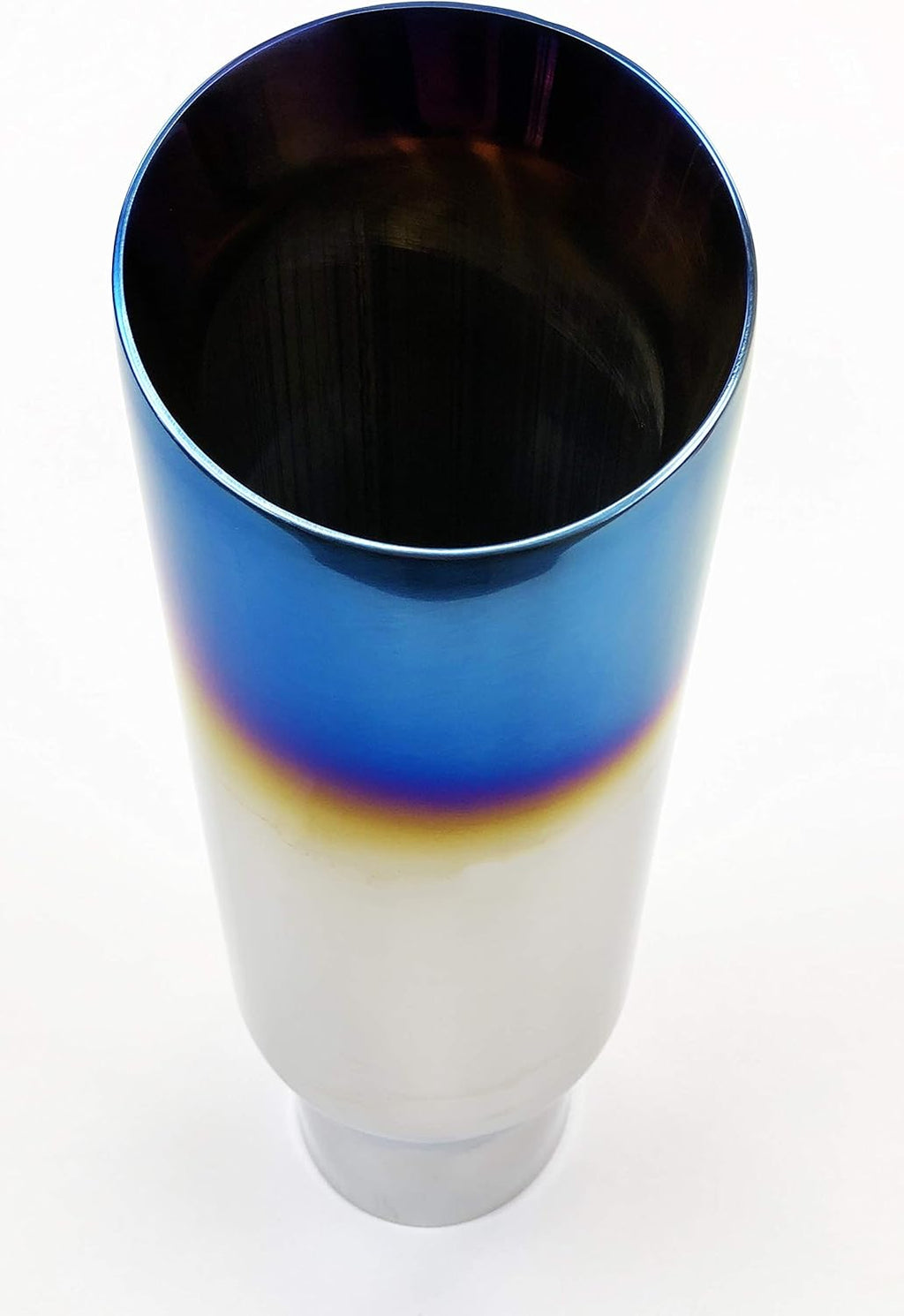 Exhaust Tip 4.00" OD 3.00" ID 12.00" Long Double Wall Stainless Blue Flame Pack of 2 T74325