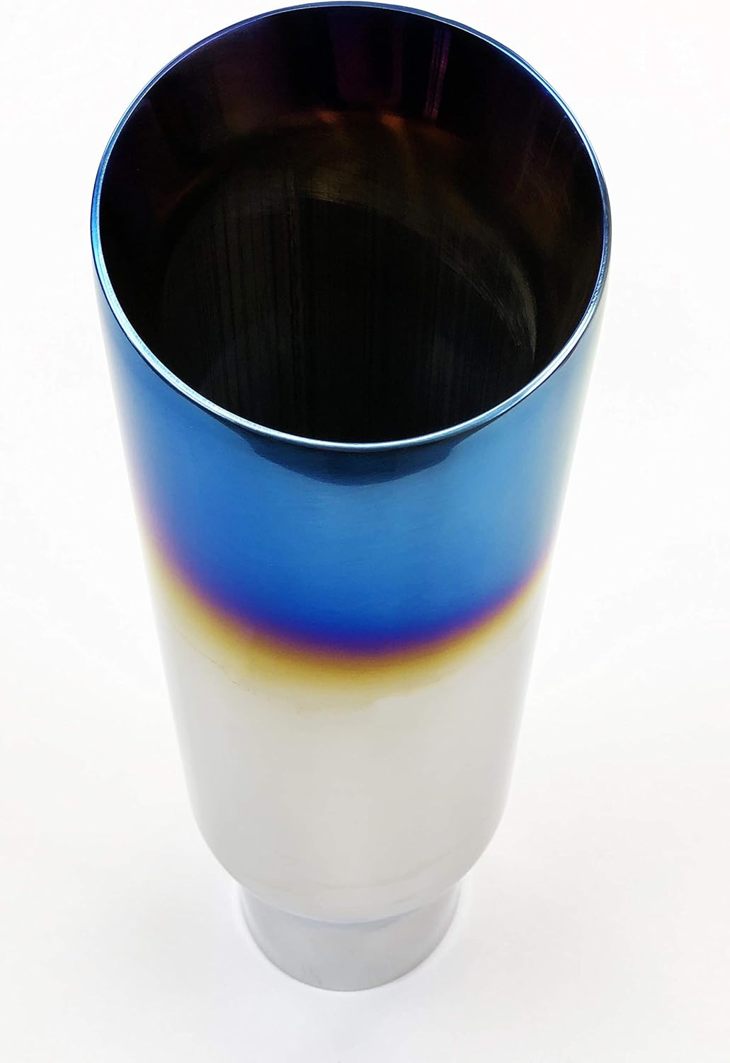 Exhaust Tip 4.00" OD 3.00" ID 12.00" Long Double Wall Stainless Blue Flame Pack of 2 T74325