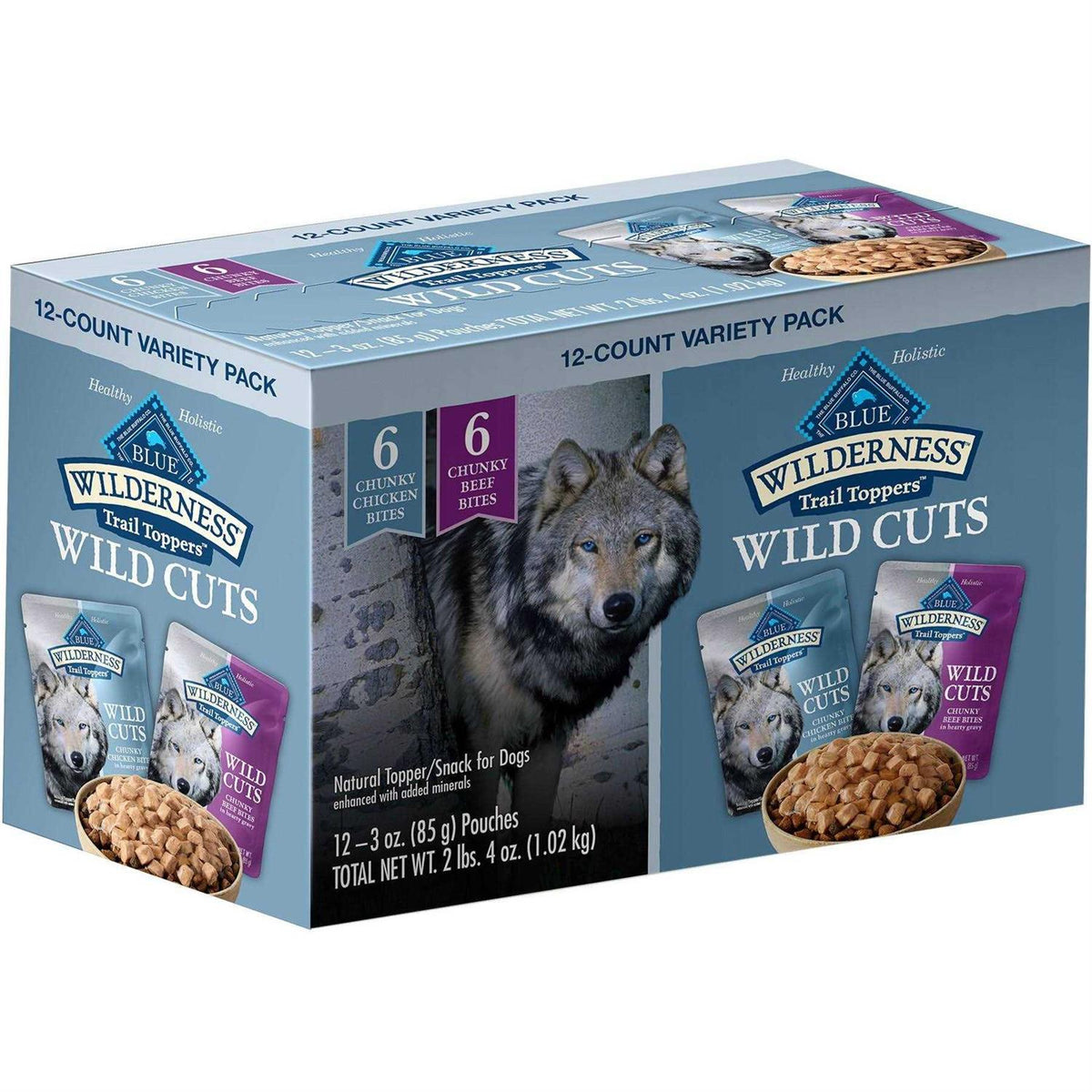 Chicken & Beef Bites Variety Pack Wet Dog Food W148603