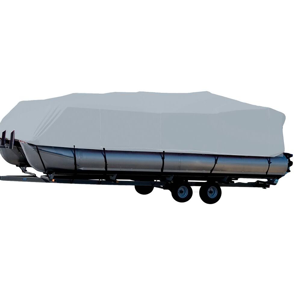 Grey Boat Cover for 19.5 Pontoons H204