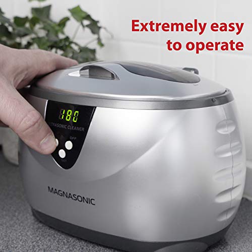 Ultrasonic Jewelry and Eyeglass Cleaner with Digital Timer 2 Pack E6562