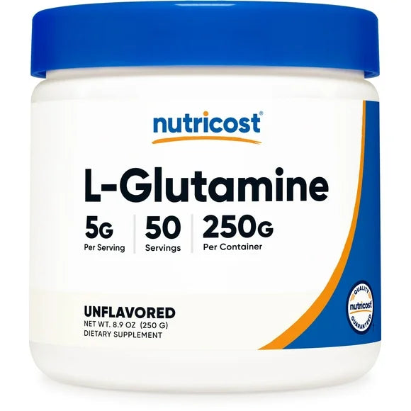 L-Glutamine Powder 250 Grams Gluten Free Non-GMO Supplement C6937
