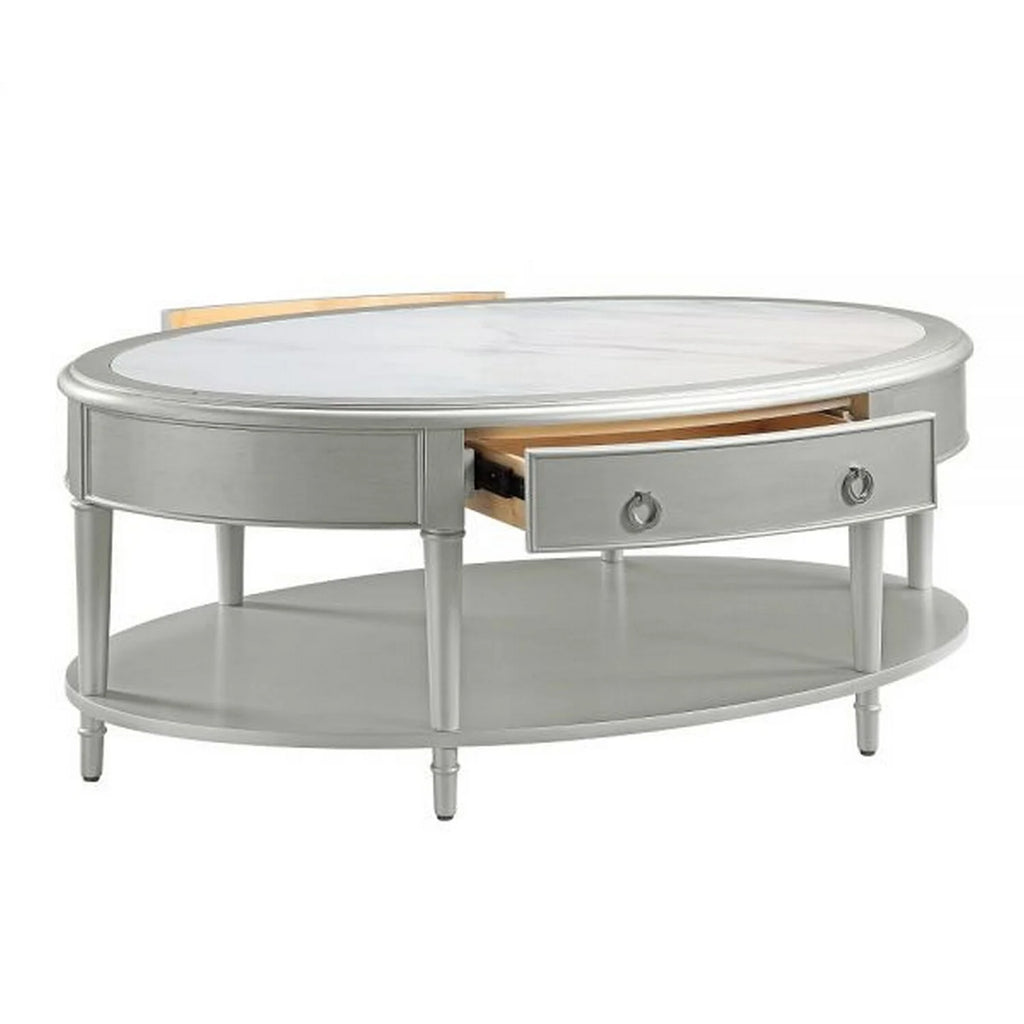 50 Inch Coffee Table with 1 Drawer F569