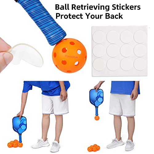 Set of 4 Pickleball Paddles with Balls and Bag A995