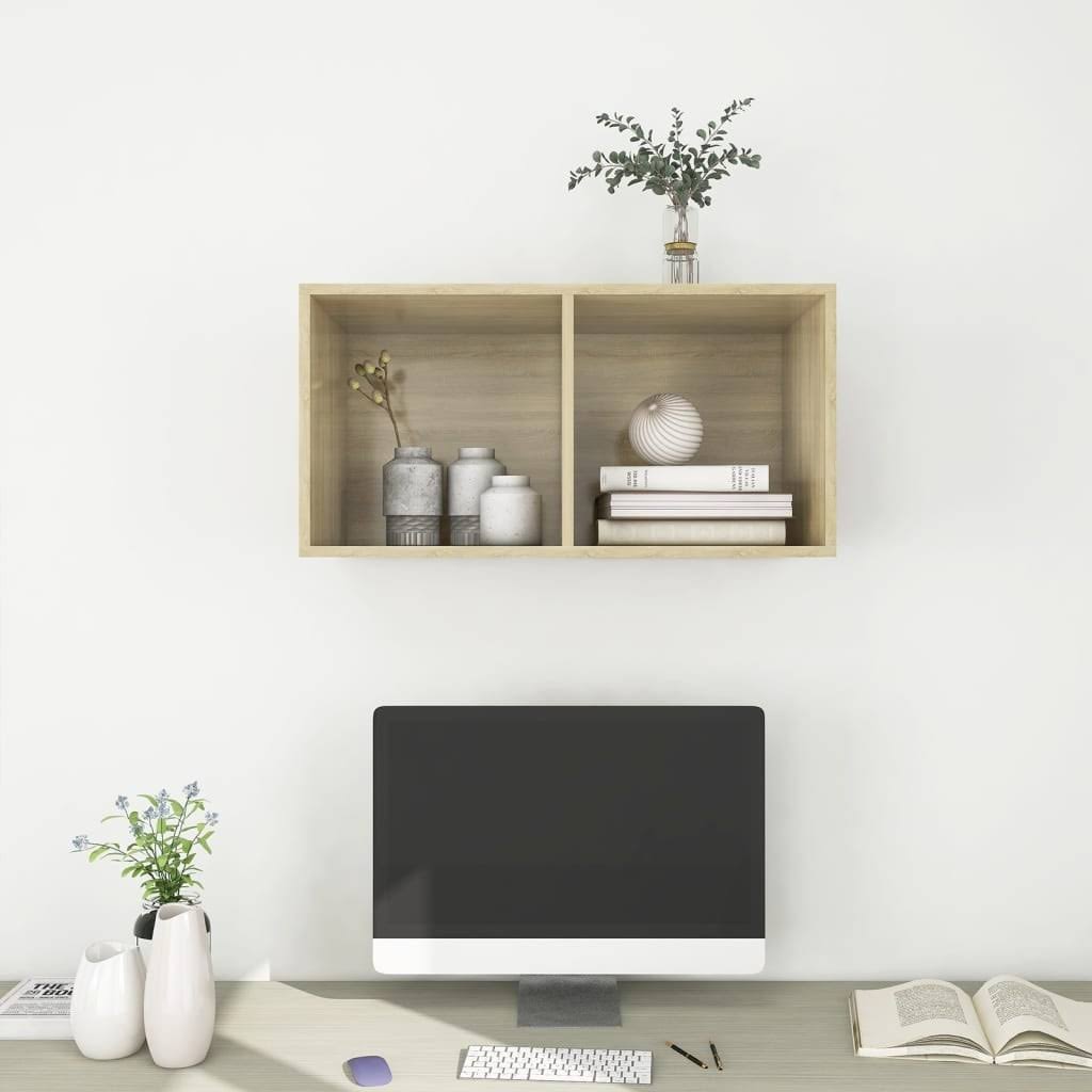 Sonoma Oak Wall-Mounted TV Cabinet Chipboard P122063