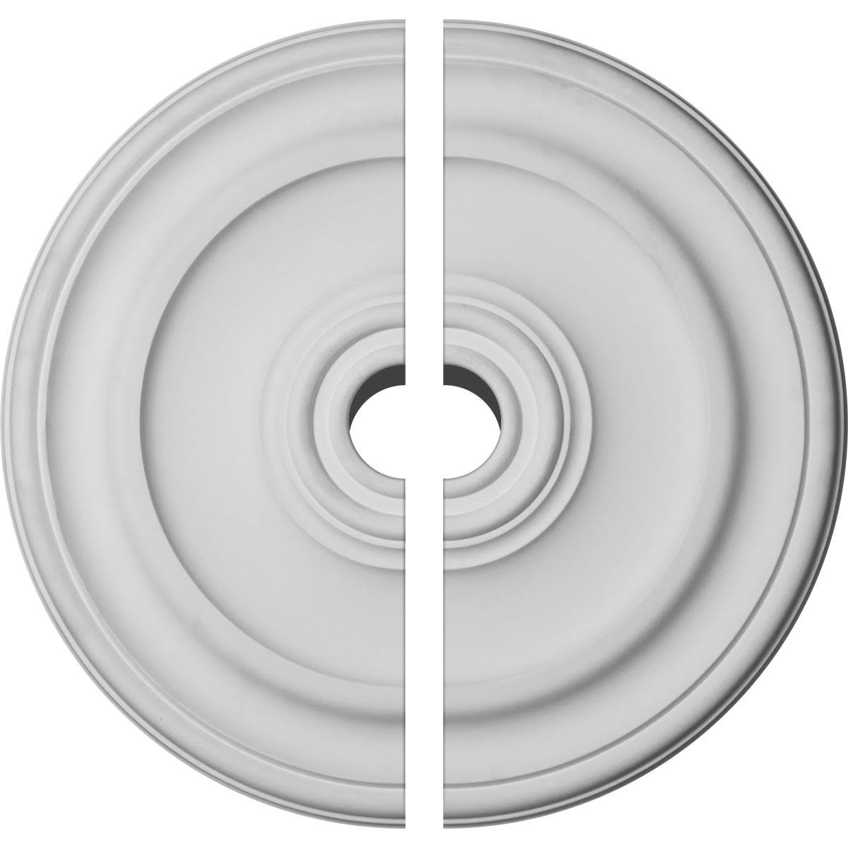 19 3/4x22OD x 1 1/2x22P Two Piece Traditional Ceiling Medallion L4015