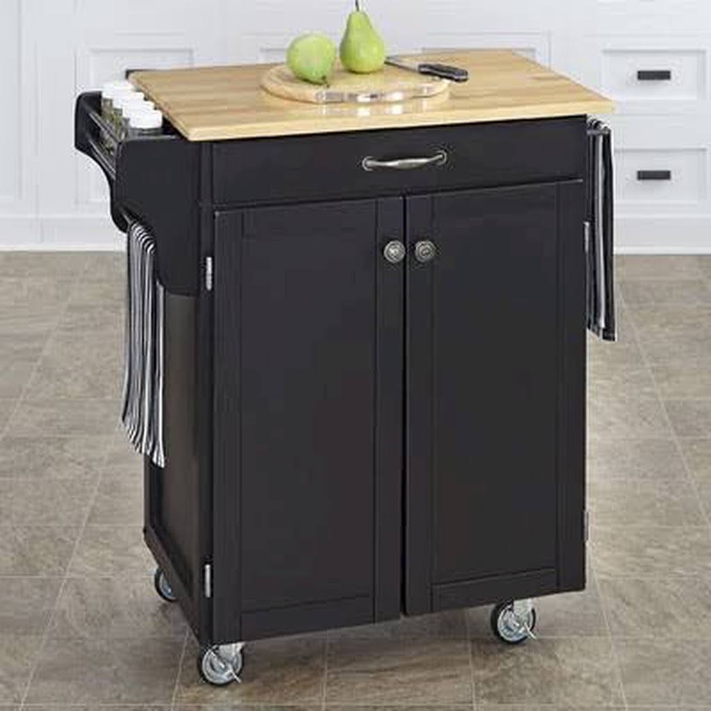 Black Kitchen Cart S3227
