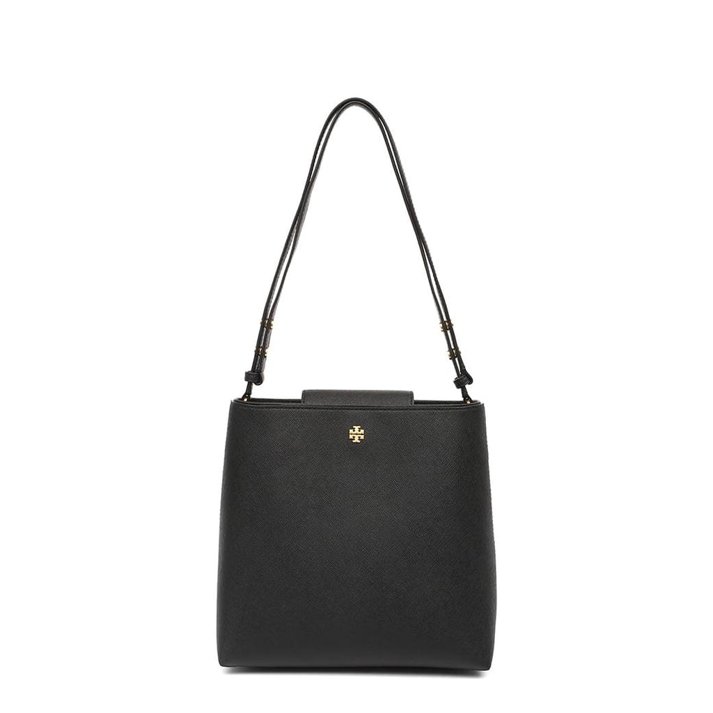 Black Leather Bucket Bag G512995