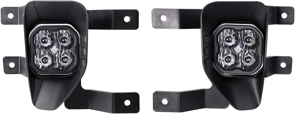 Yellow SAE/DOT LED Fog Light Kit for Chevrolet Silverado 1500 LD 2019 J8668