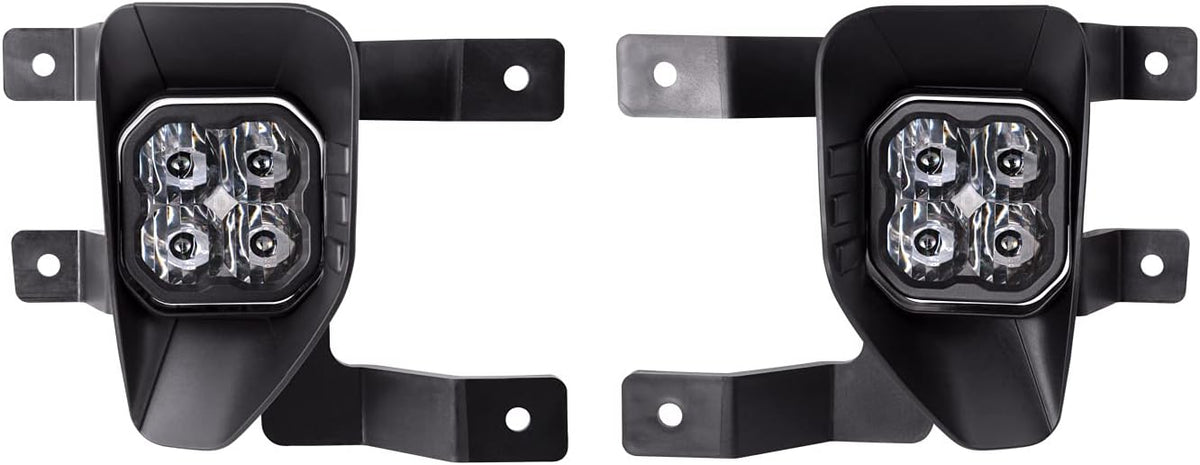 Yellow SAE/DOT LED Fog Light Kit for Chevrolet Silverado 1500 LD 2019 J8668