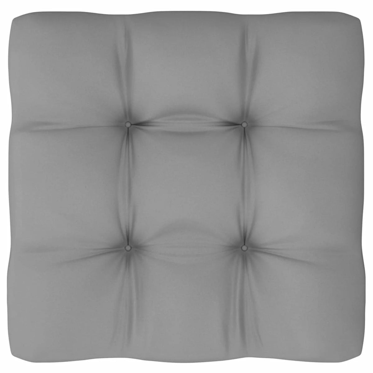11 Piece Gray Cushioned Pinewood Sectional Outdoor Furniture Set F744