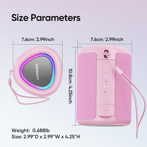 Portable IPX5 Waterproof Bluetooth 5.3 Wireless Speaker U669