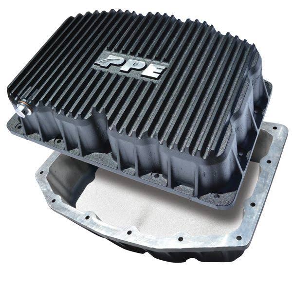 Black Heavy-Duty Cast Aluminum Engine Oil Pan A8979