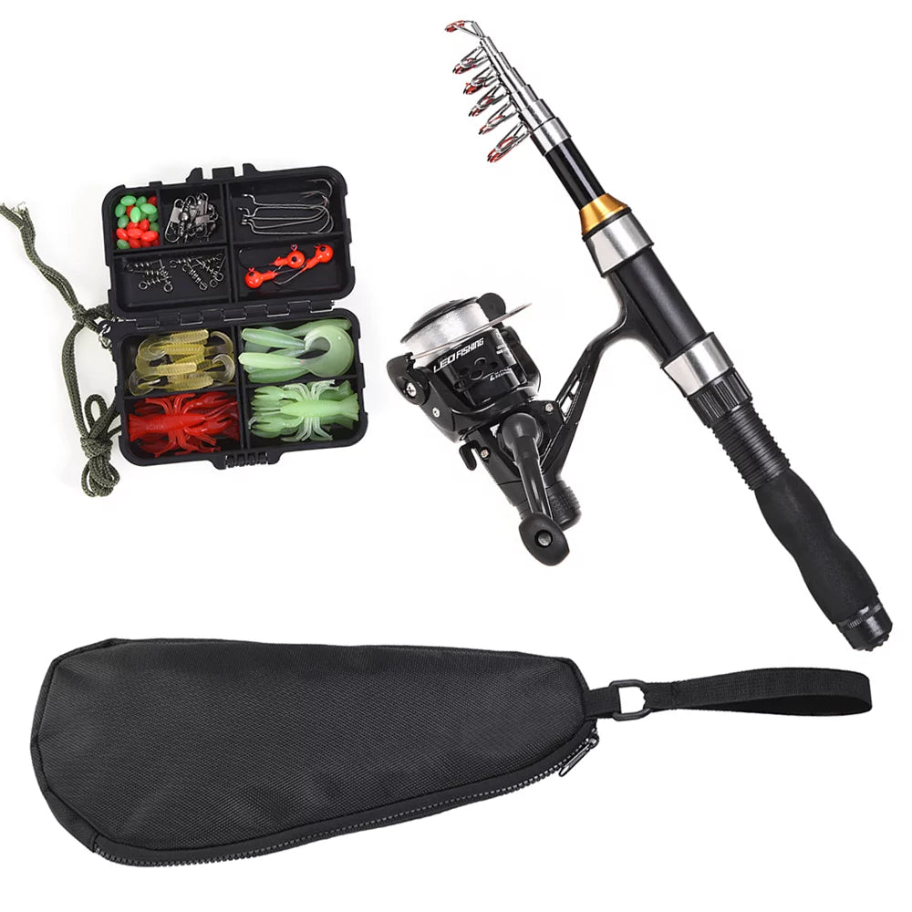Fishing Rod Reel Combo Full Kit U3134