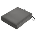Water-Resistant 23 x 25 x 5 inch Patio Seat Cushion J1968