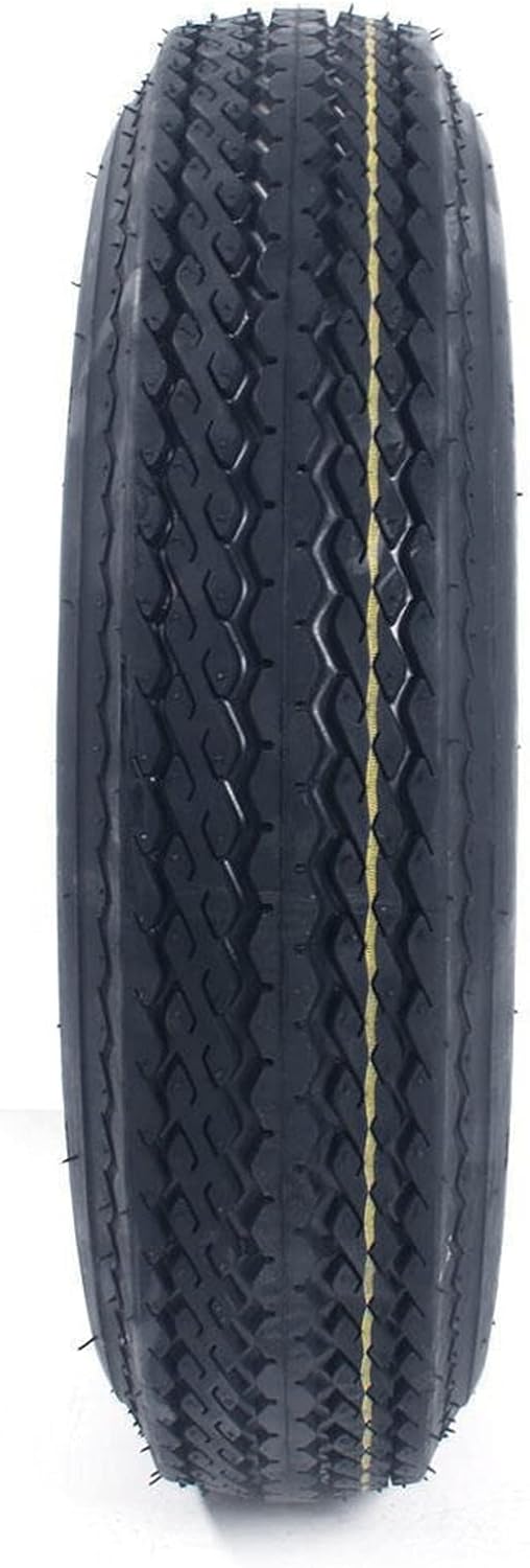 5.30 x 12 Trailer Tire and Wheel 5 Lug White Spoke Pack of 2 Y408113