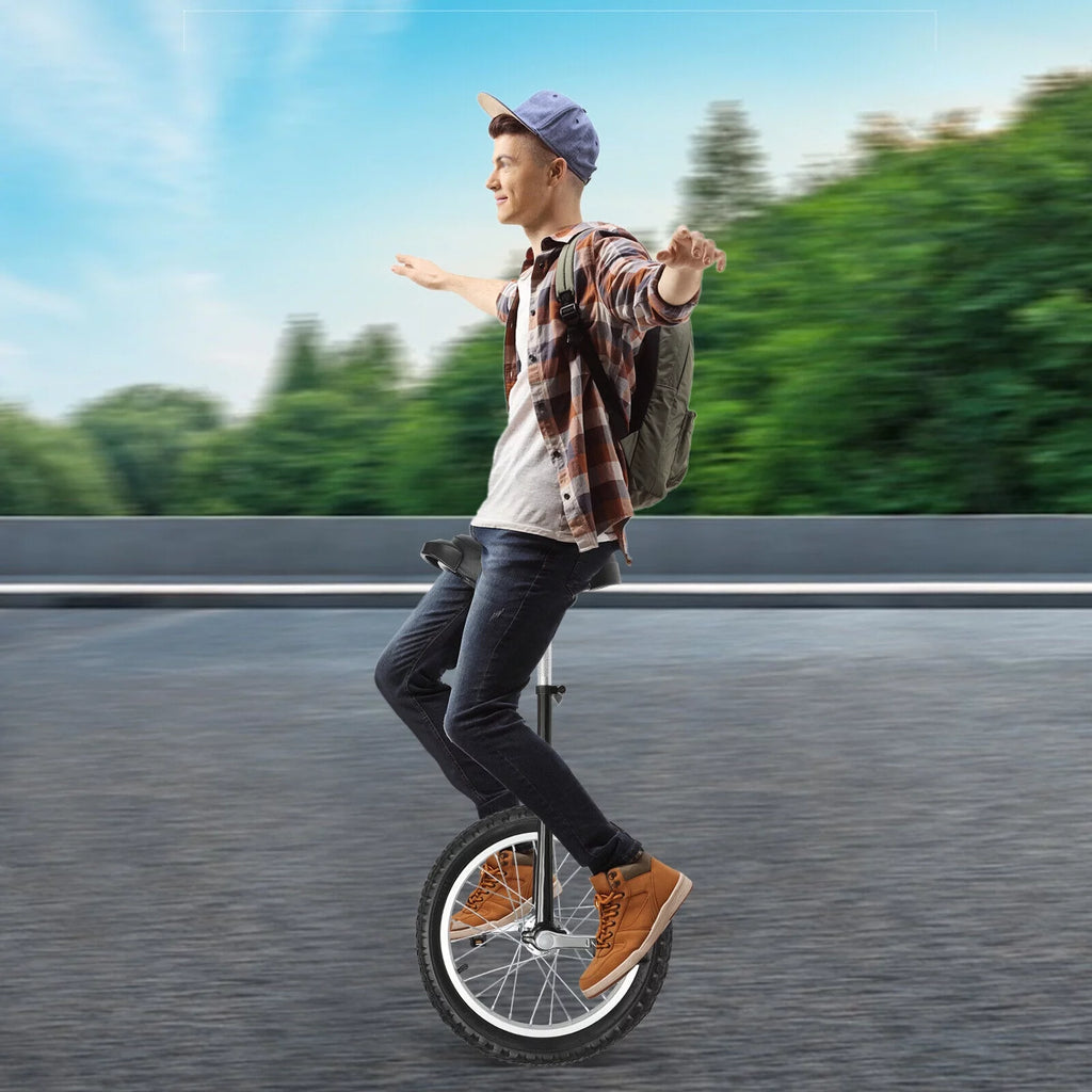 24in Adjustable Balance Training Unicycle D252119
