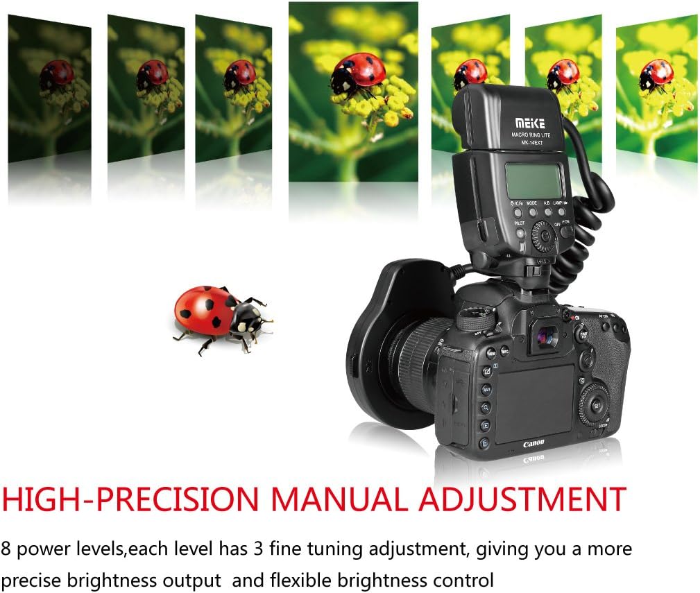 Macro LED Ring Flash with AF Assist Lamp for EOS Digital DSLR Camera R75476