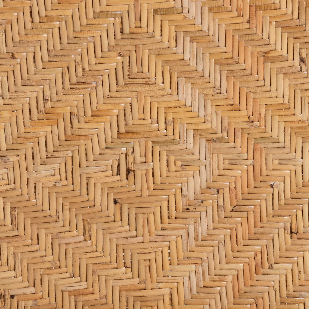 Two-Tone Black and Natural Brown Rattan Counter Stool P34953