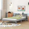 Twin Platform Bed Frame with Headboard F8637