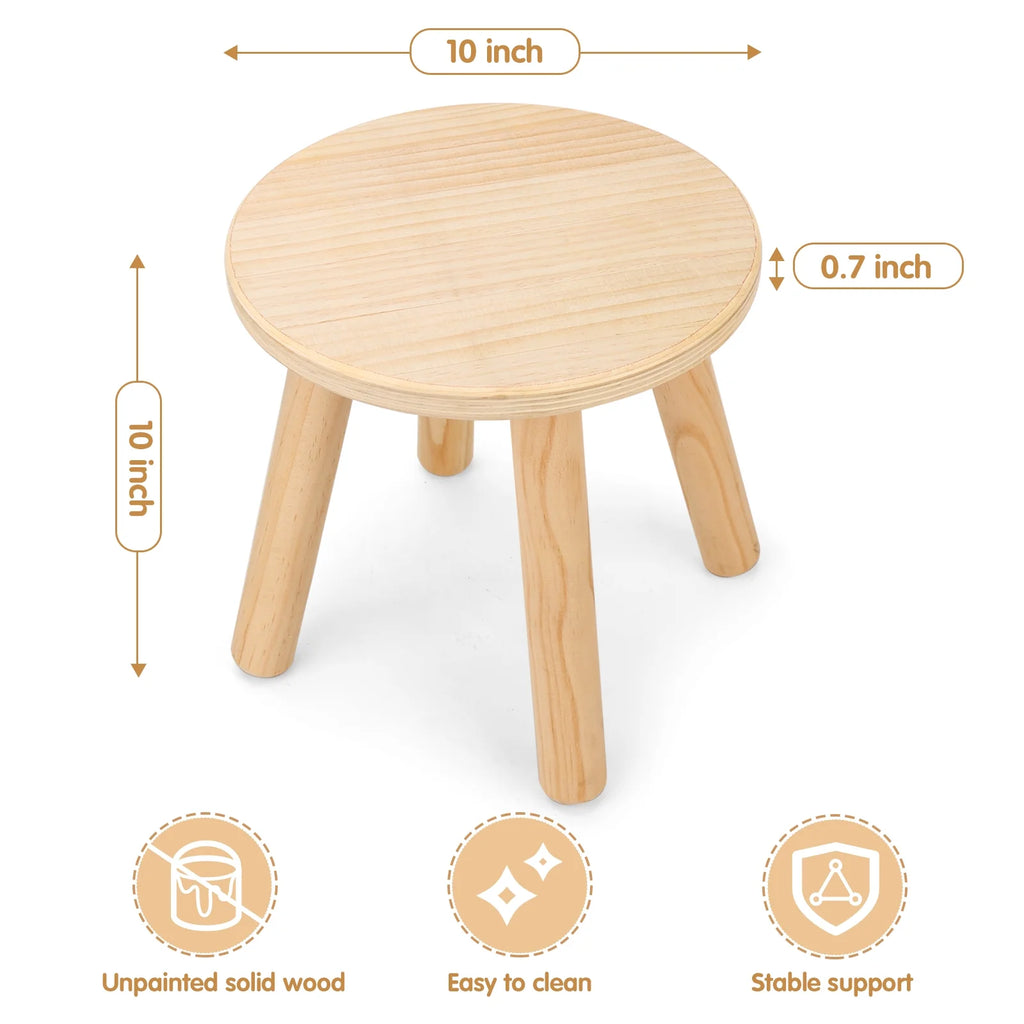 Solid Wood Kids Step Stools 2 Pack A1427