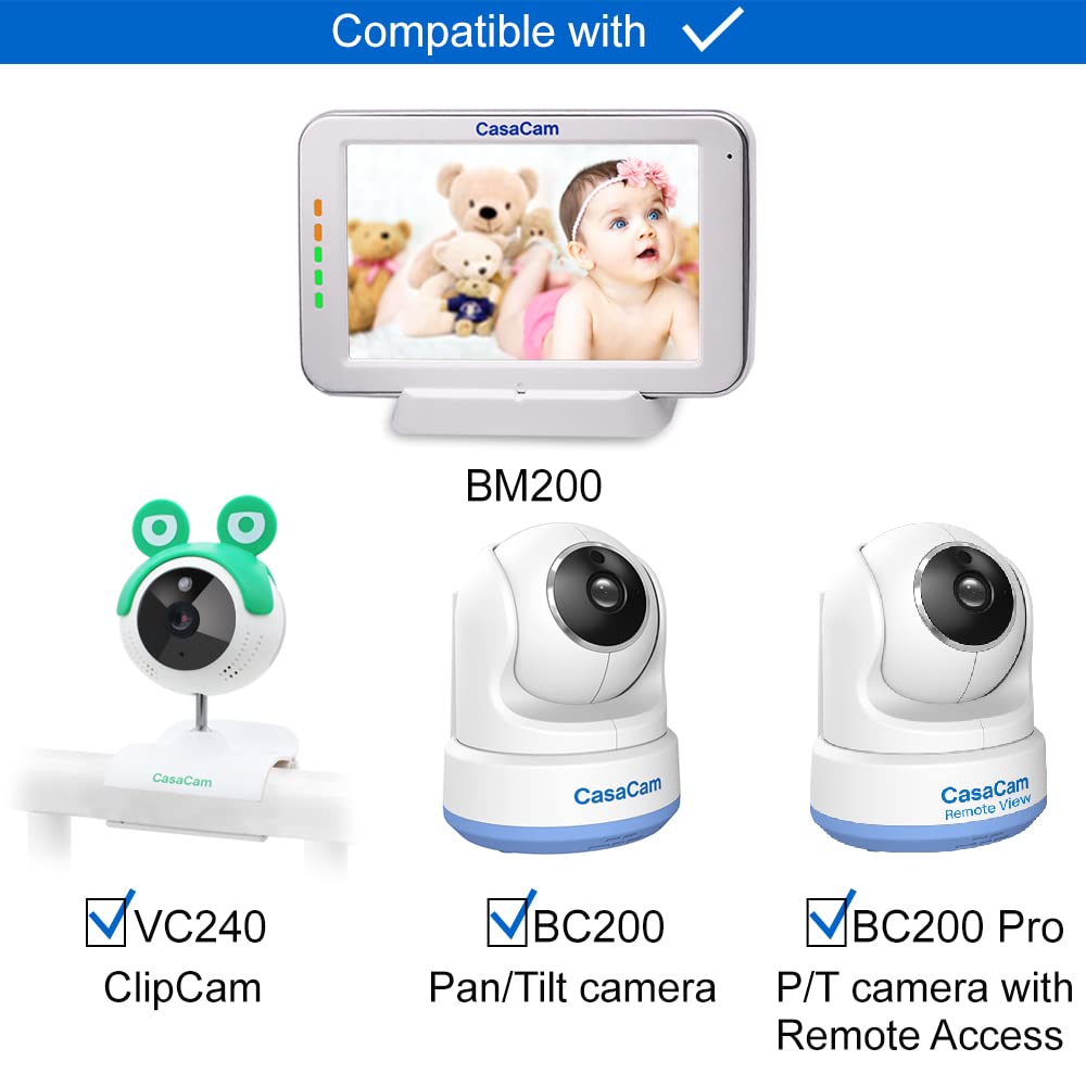 Video Baby Monitor with 5 Touchscreen and Pan & Tilt Camera Z134642