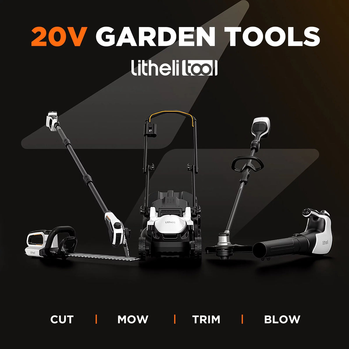 2x20V 560CFM Brushless Electric Leaf Blower with 4.0Ah Battery Y561080