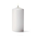 White Pillar Candle Q2660