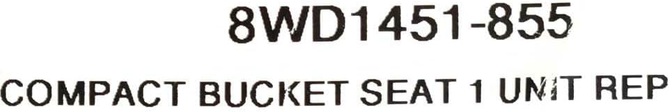 Compact Bucket Seat Blast-Off Gray Black E507