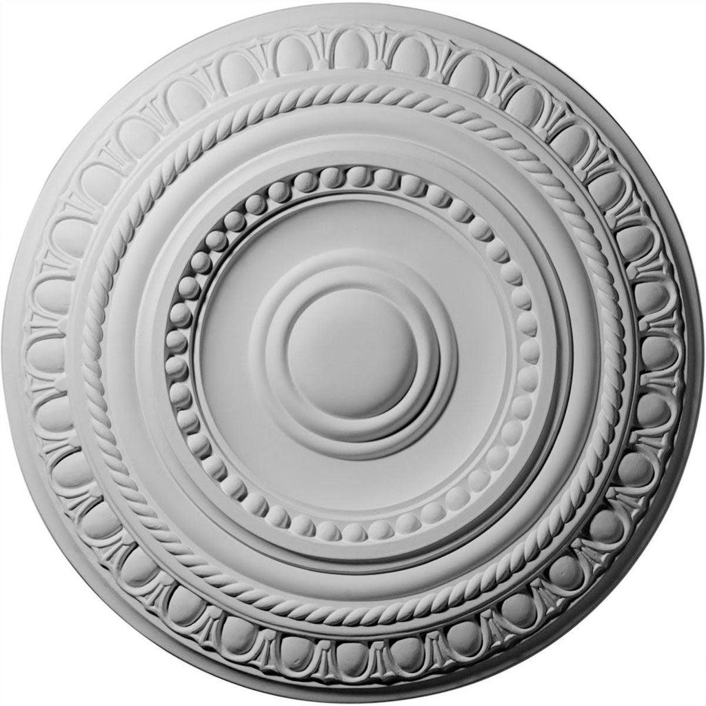 15 3/4 inch x 1 3/8 inch Hand-Painted Ceiling Medallion J4447