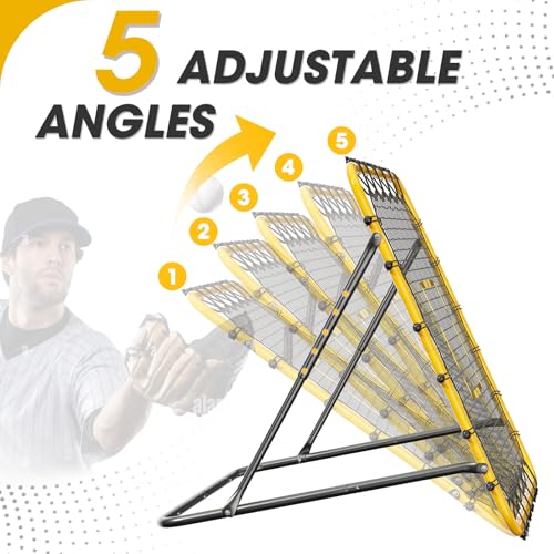 3.7×3.7FT Multi-Sport Training Rebound Net with Pitching Target X6345