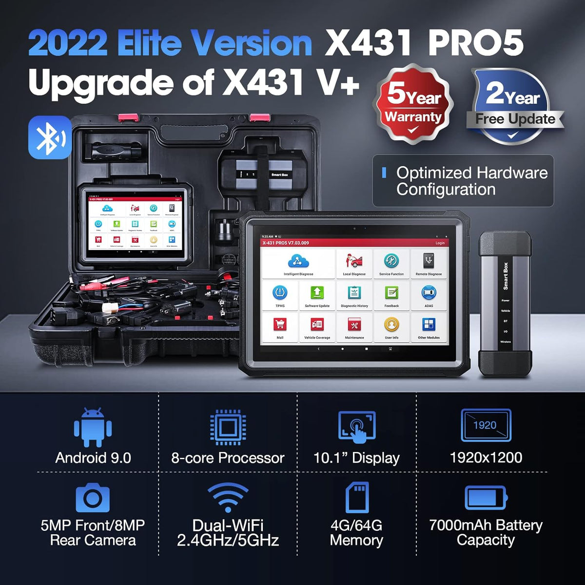 Bidirectional Auto Scanner with ECU Coding H244172