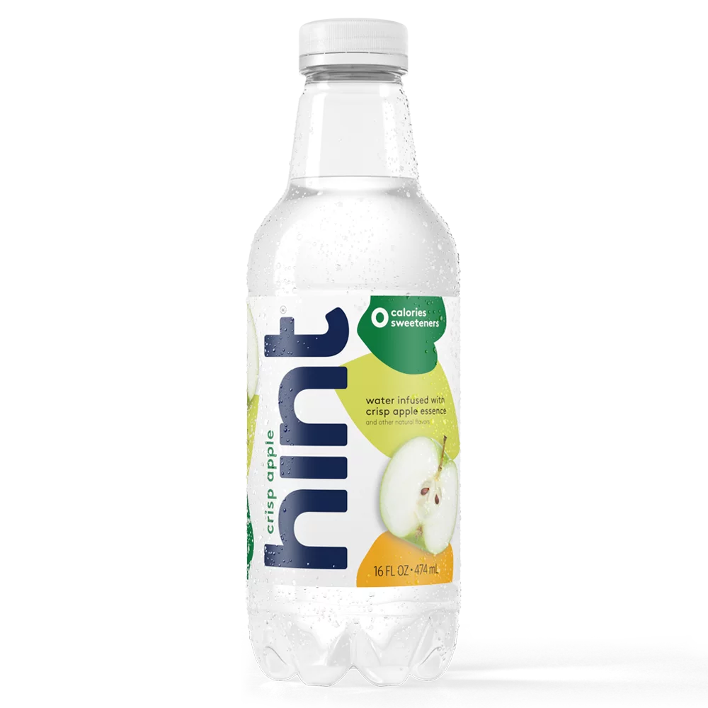 Crisp Apple Sparkling Water, 16 Fl Oz, 12 Pack Bottles Y778
