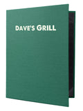 Green Casebound Menu S64149