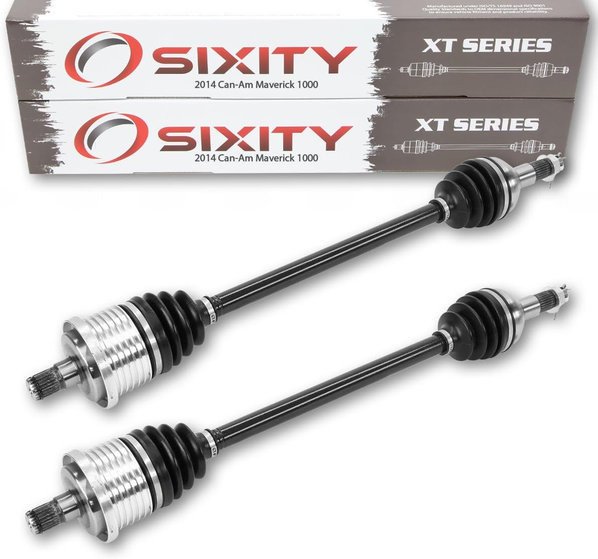 Rear Left Right Axles Pair for Can-Am Maverick 1000 4X4 I450