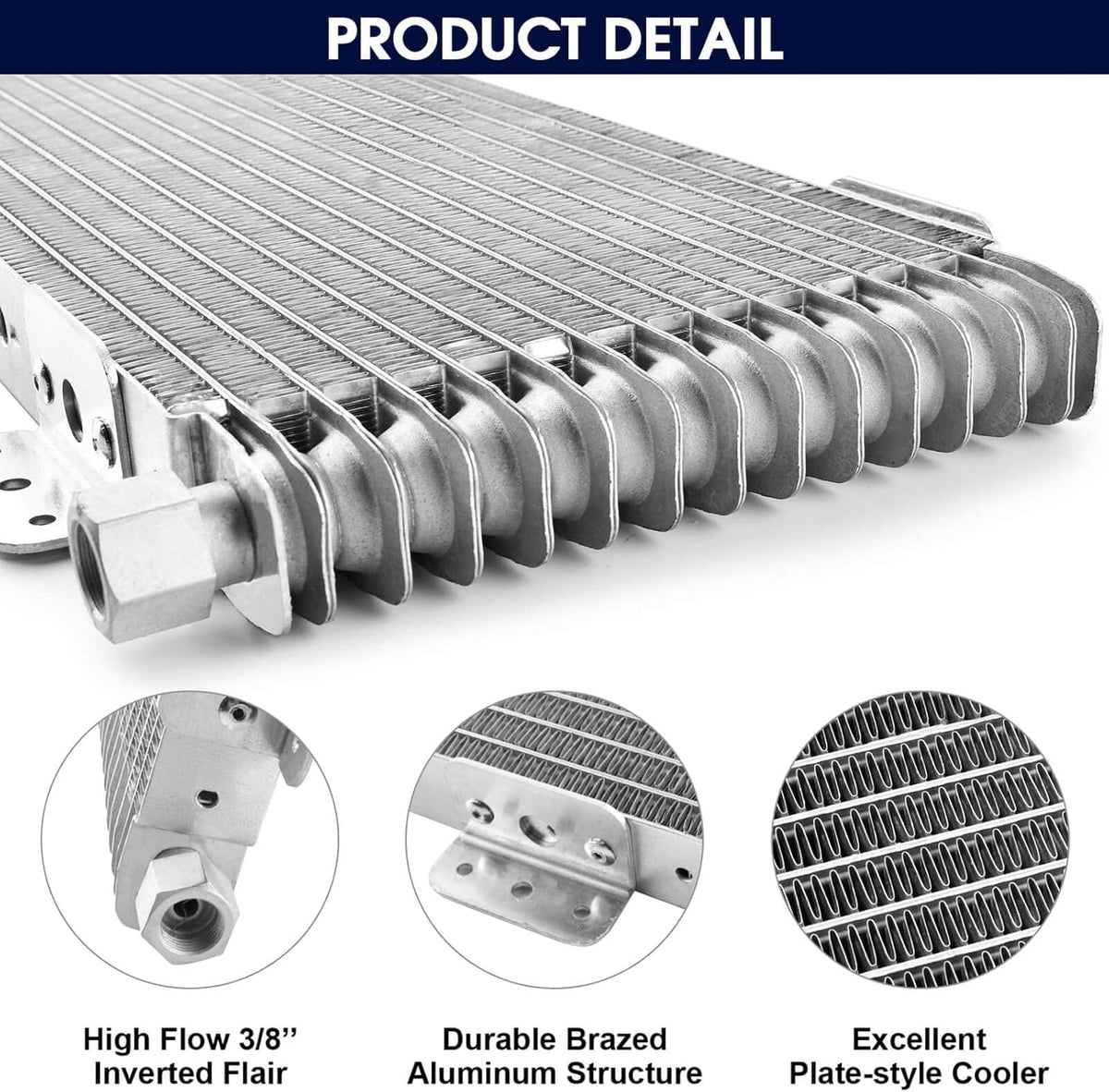 Transmission Oil Cooler Kit with Mounting Hardware D264