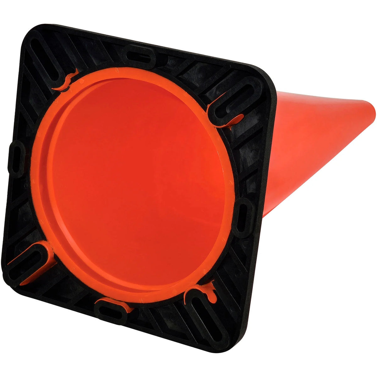 28" Non-Reflective Traffic Cone with Black Base V76233