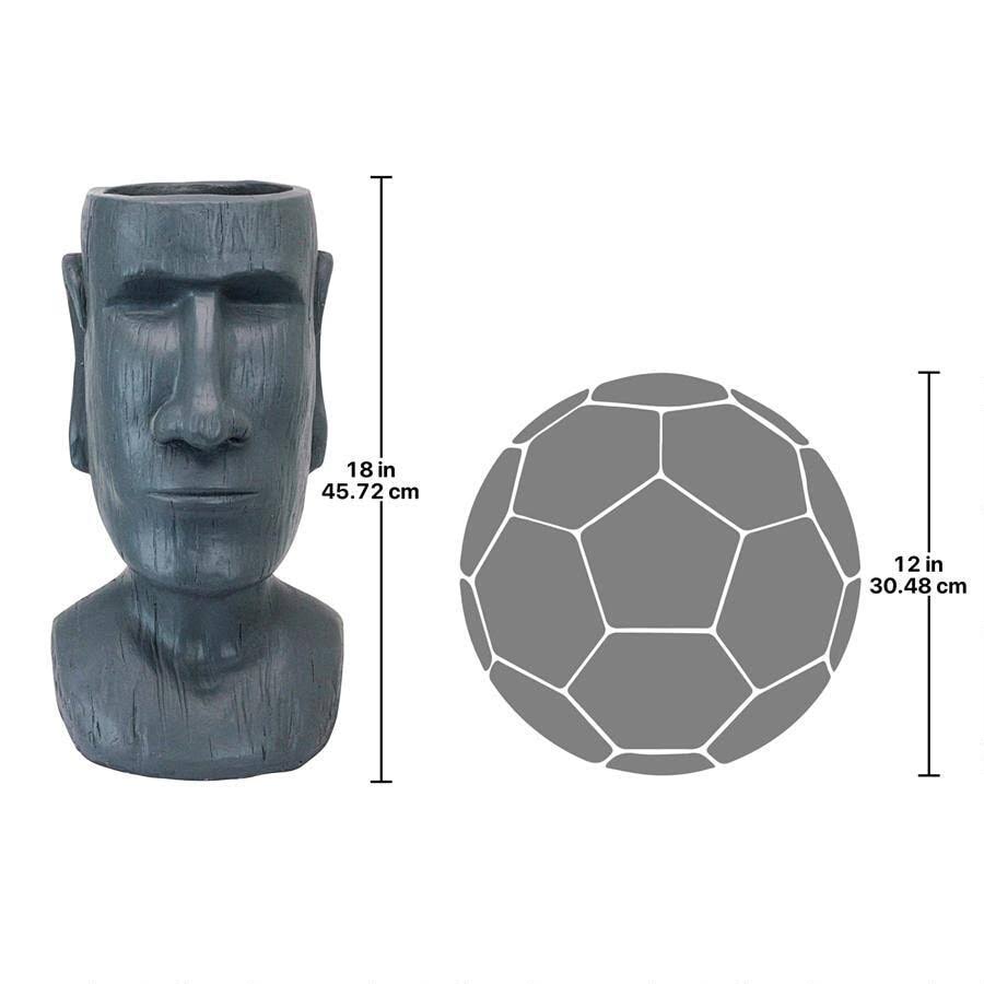 Moai Head Planter Statue E708