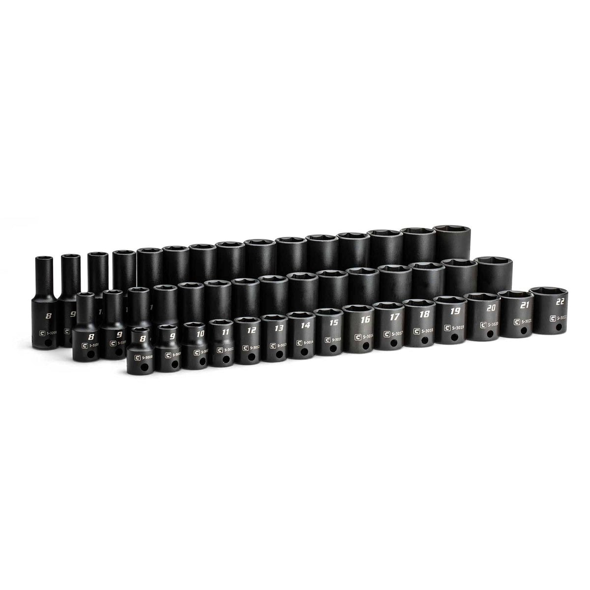 3/8 in. Drive Impact Socket Set, Metric R79089