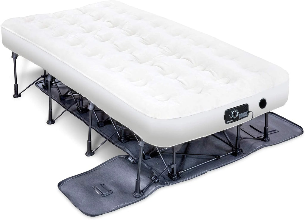 Self Inflating Twin Air Mattress with Built In Pump Y64063