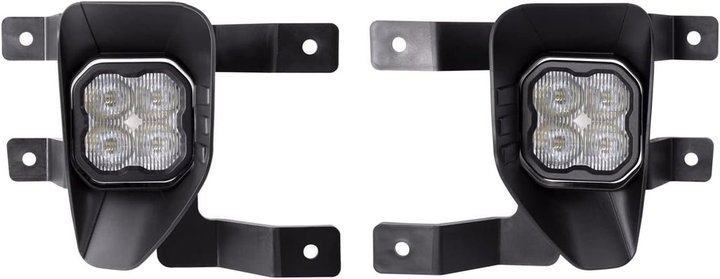 Yellow SAE/DOT LED Fog Light Kit for Chevrolet Silverado 1500 LD 2019 J8668